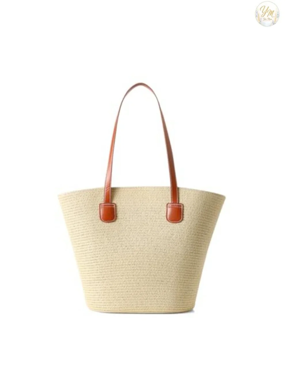Straw Tote Bag for Women Summer Woven Handwoven Shoulder Beach Travel Purse